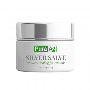 pura ag silver salve – natural antibacterial skin ointment with microsilver